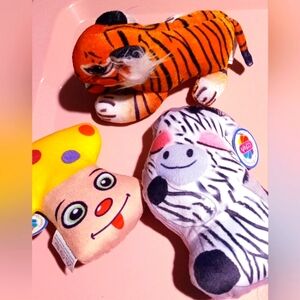Zany Plush Animal Toy Set - Multicolor